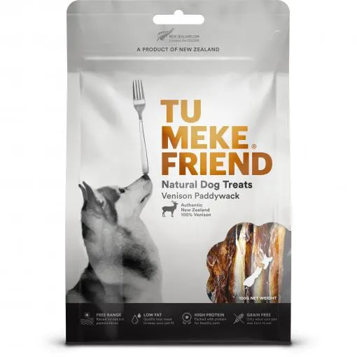 Tu Meke Venison Paddywack Dog Treats