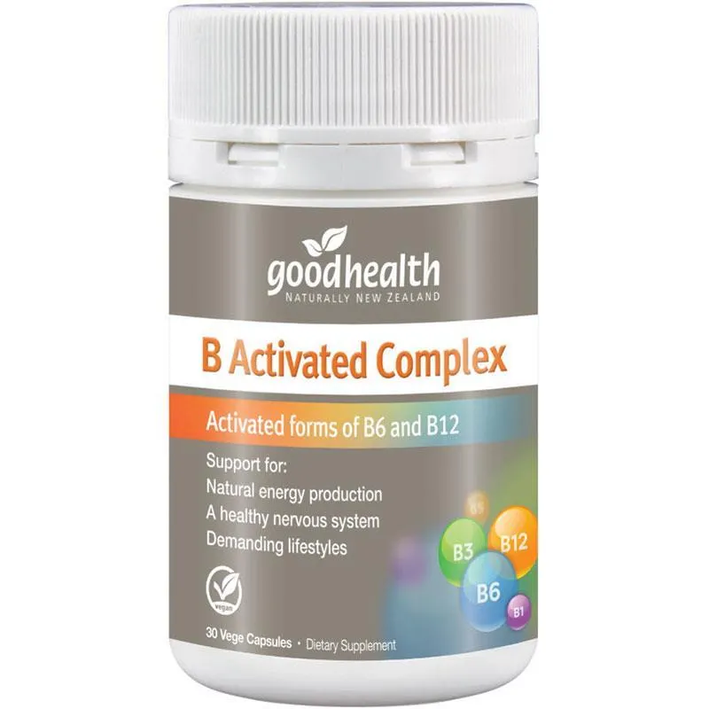 Good Health Vitamin B Activated Complex 30 capsules