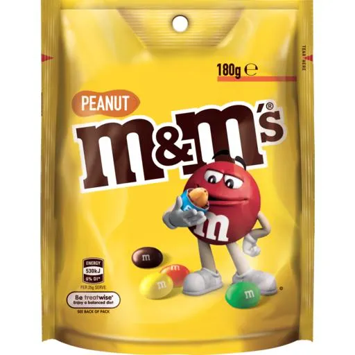 M&M's Pouch Peanut 180g