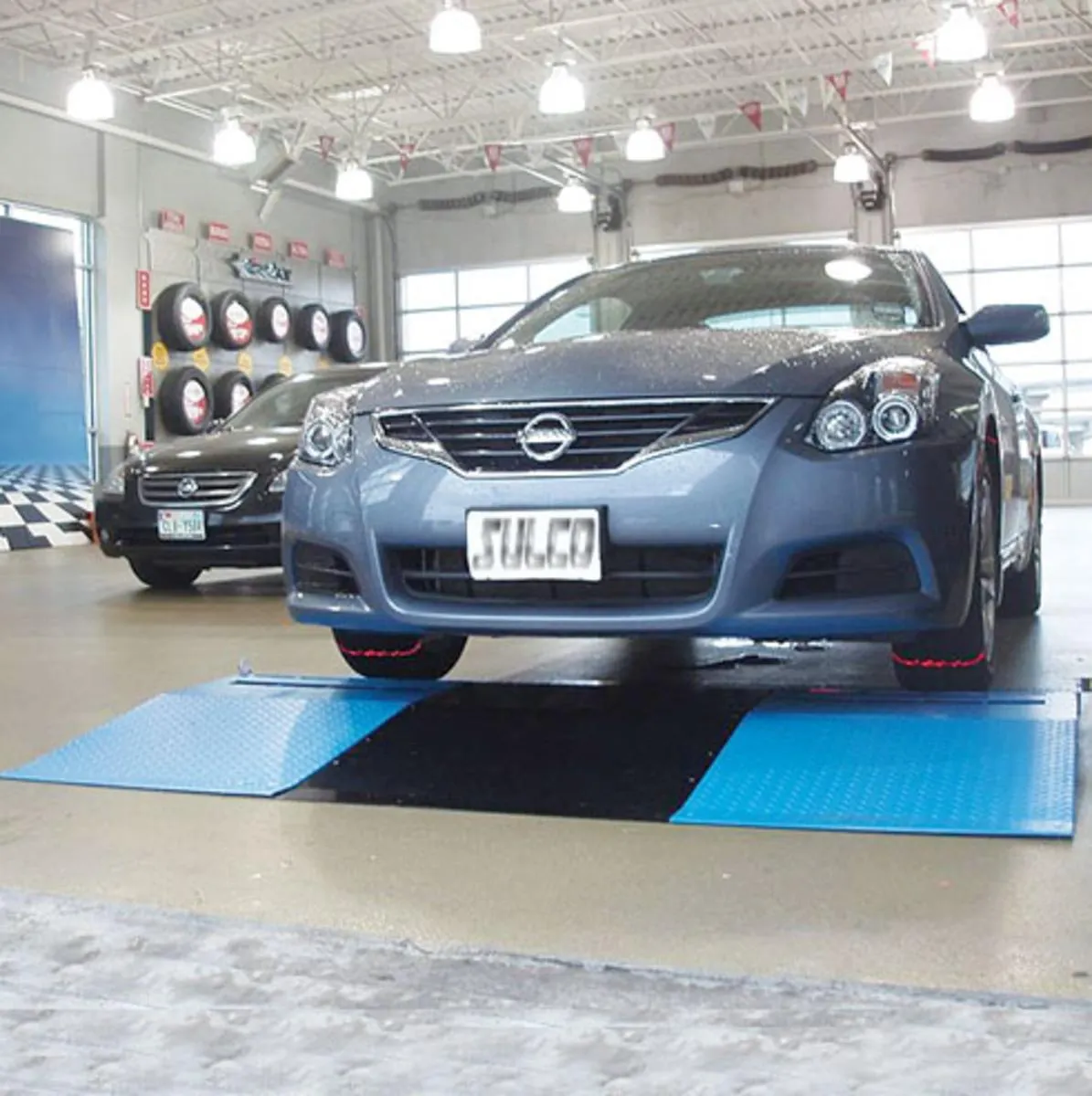 Laser Tread Depth System with Registration Plate Camera