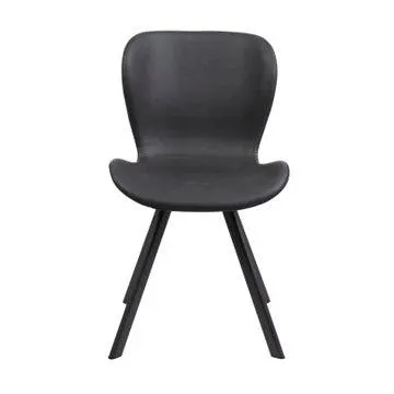 Sala PU Dining Chair - Black/Black