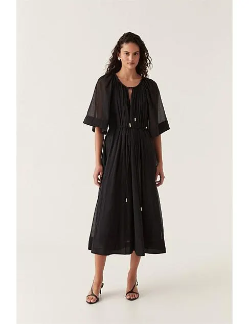 Damia Smock Midi Dress