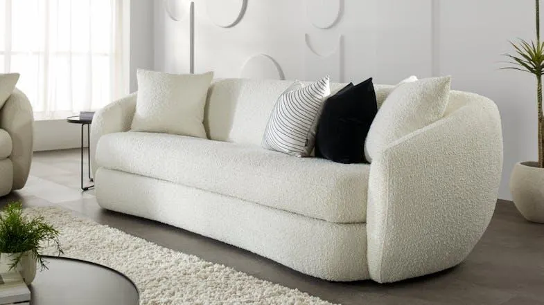 Cali 3 Seater Fabric Sofa