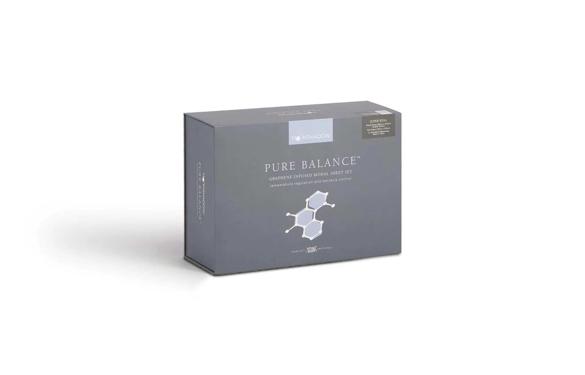 Protect-A-Bed Pure Balance Sheet Set Cali King Grey