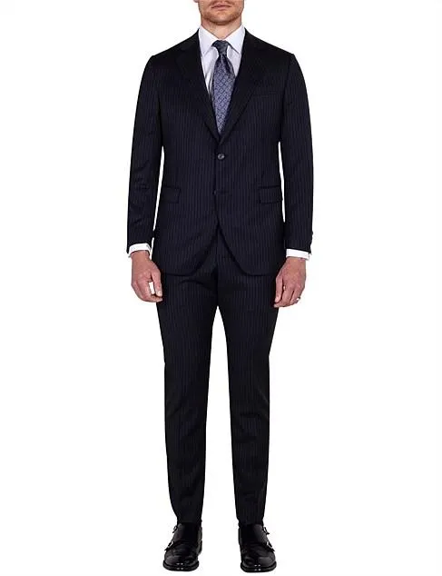 SINCLAIR SUIT - CHARCOAL PINSTRIPE