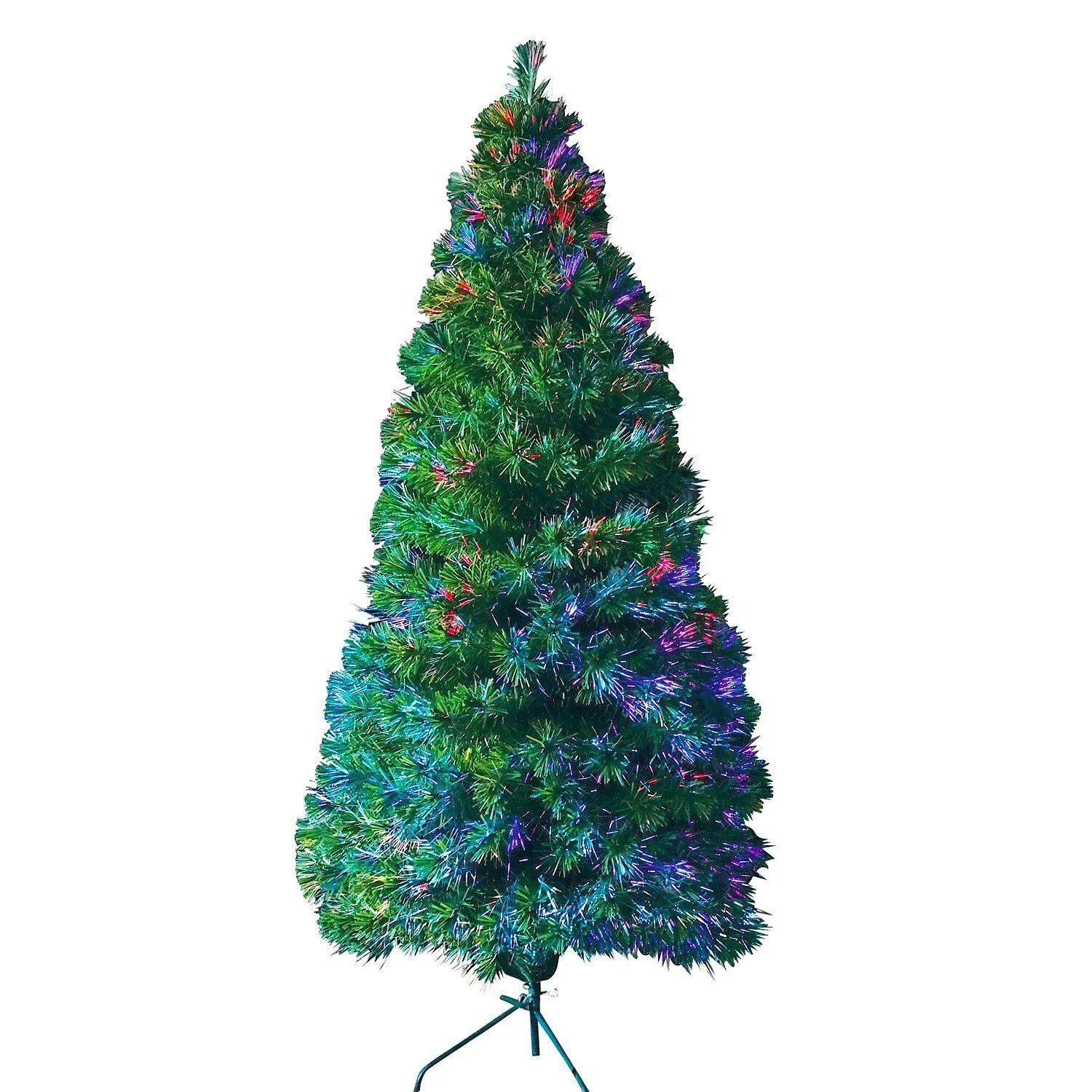Fibre Optic Christmas Tree 210cm 270 Tip Multi-colour