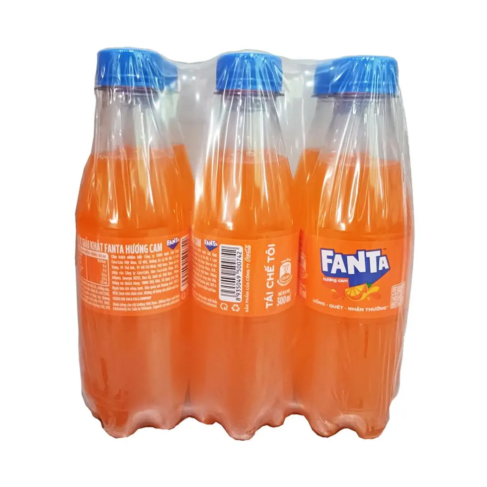 Fanta Orange PET Bottle 300ml 6pk