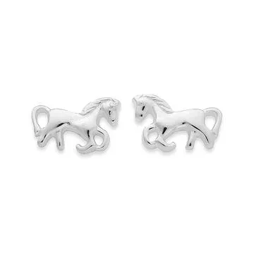 Sterling Silver Horse Studs