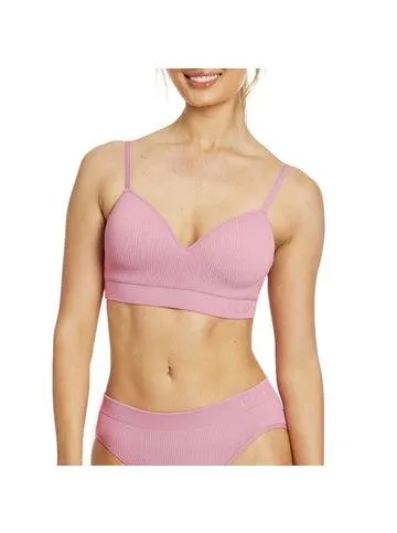 Women's Clio Recycled Moulded Wire Free Bra in Soft Pink