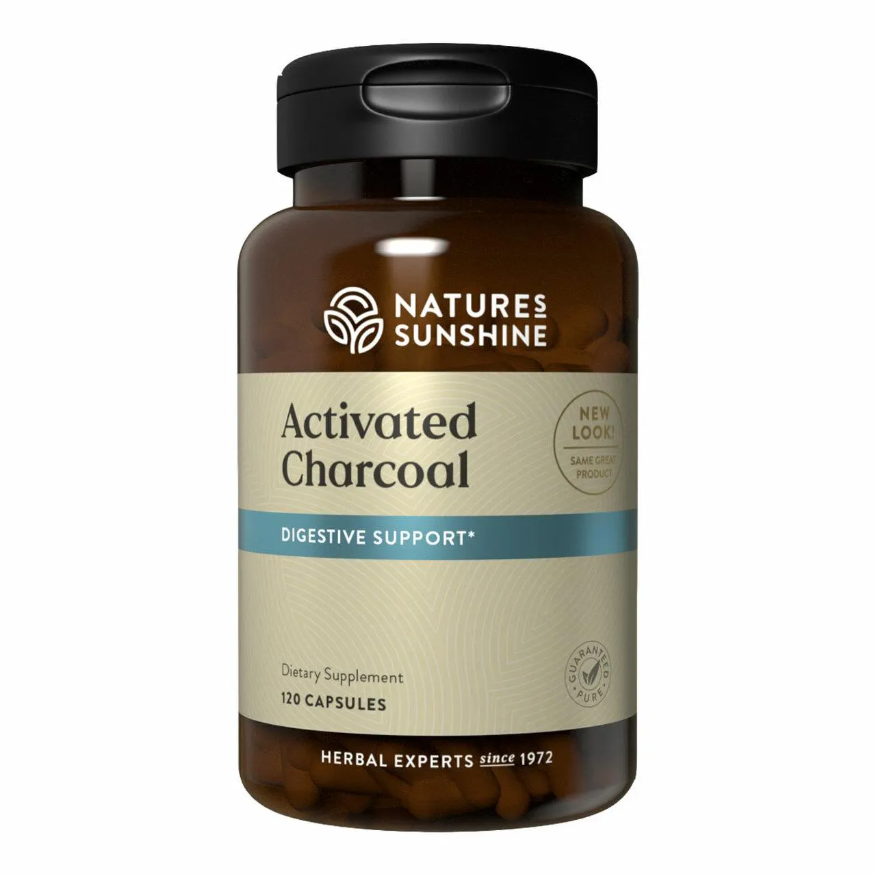 Natures Sunshine Activated Charcoal 120 Capsules