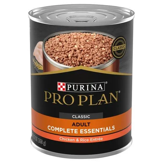 Pro Plan Adult Dog Chicken And Rice Entree Wet Food 368g