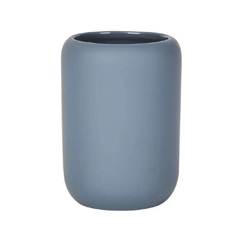 Living & Co Bathroom Tumbler Ceramic Charcoal