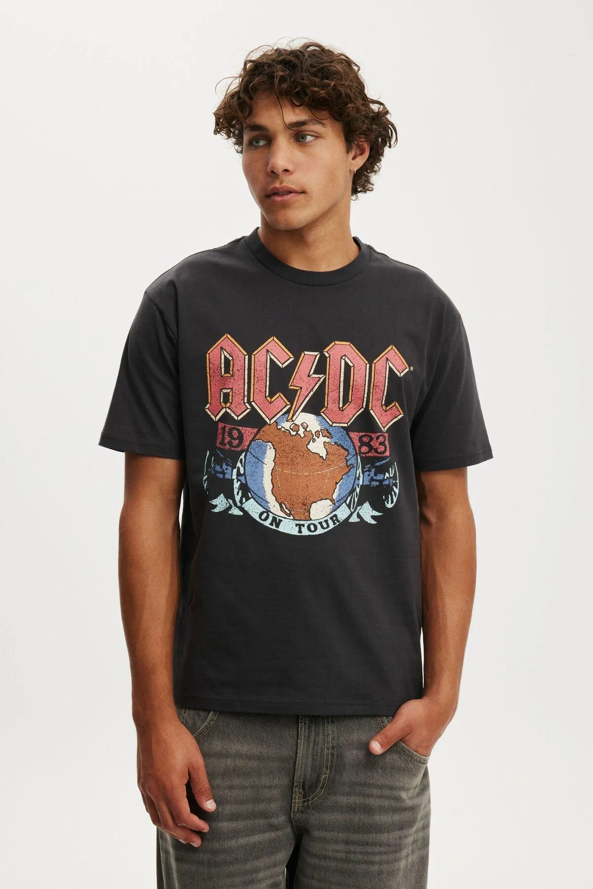 ACDC Loose Fit Music T-Shirt