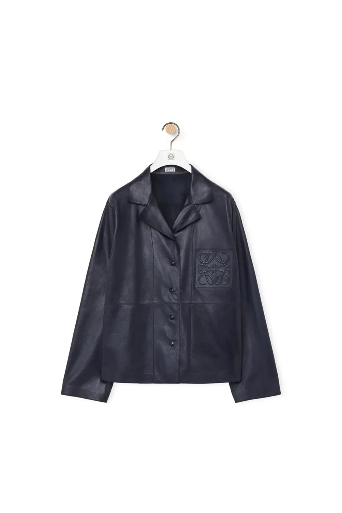 Leather Anagram Pyjama Blouse