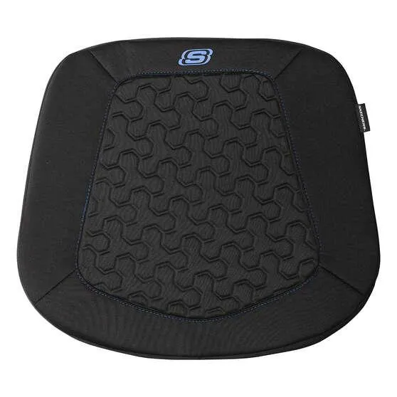Skechers Gel Memory Foam Seat Cushion Black/Blue