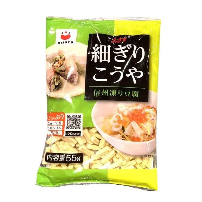 MISUZU / HOSOGIRI KOYA TOFU / FREEZE-DRIED TOFU 55g