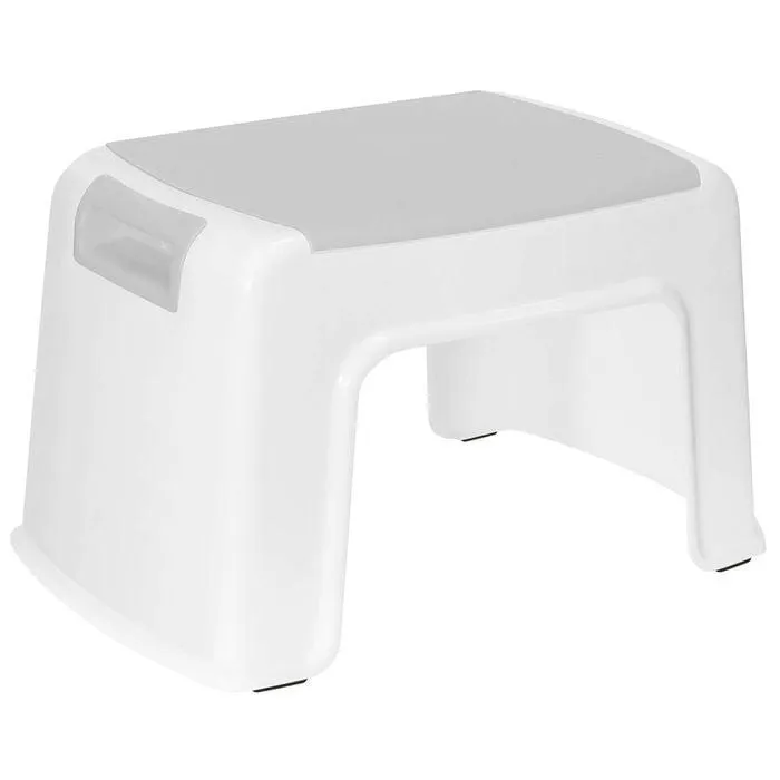 All Set 100kg Grey 1 Step Domestic Plastic Step Stool