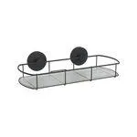Fusion-Loc Estate Matte Black Bathroom Shelf