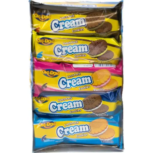 OKI DOKI LUNCH PACK CREAM COOKIES 10PK