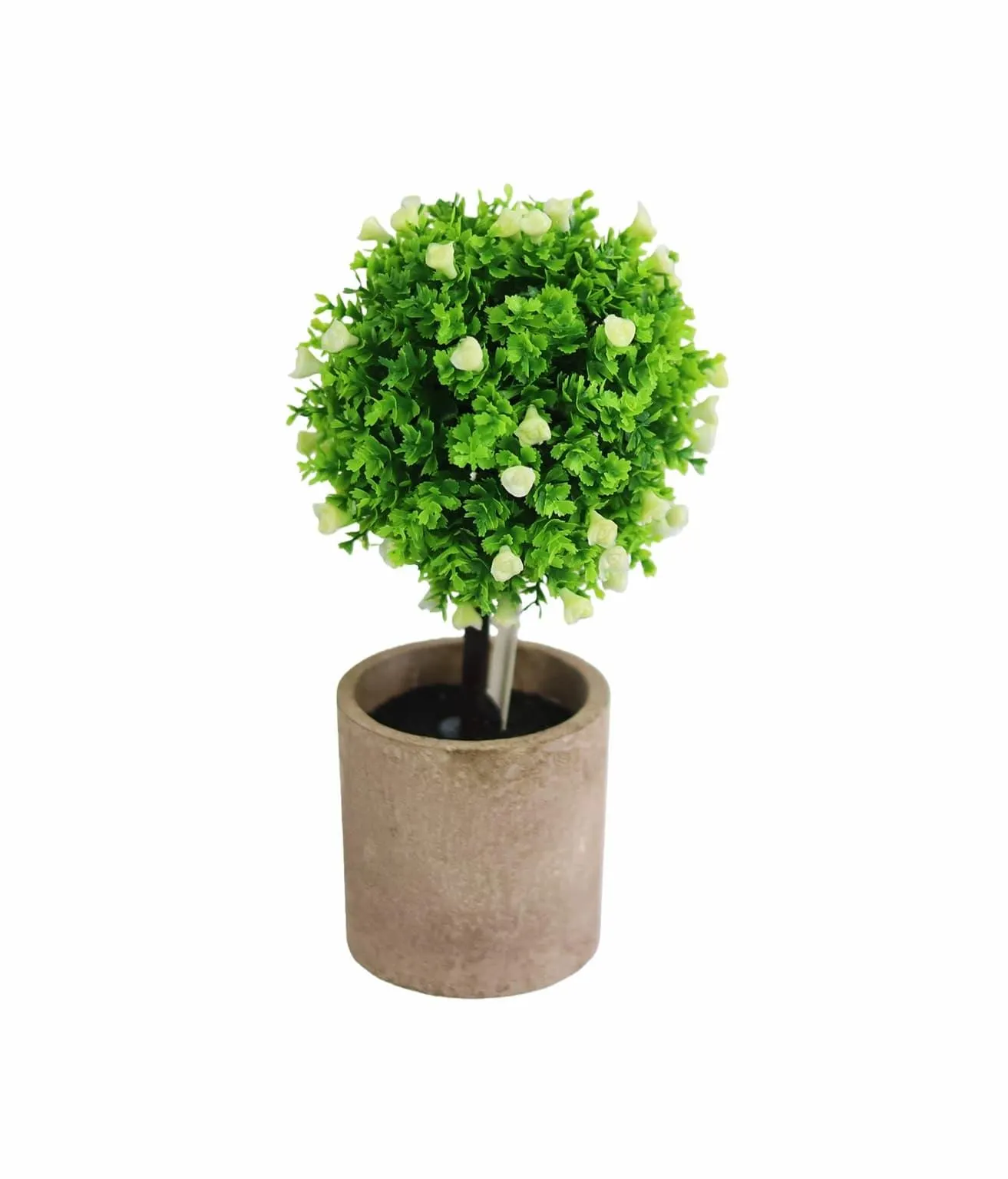 Little Flower Artificial Plants with Brown Pot 21cm