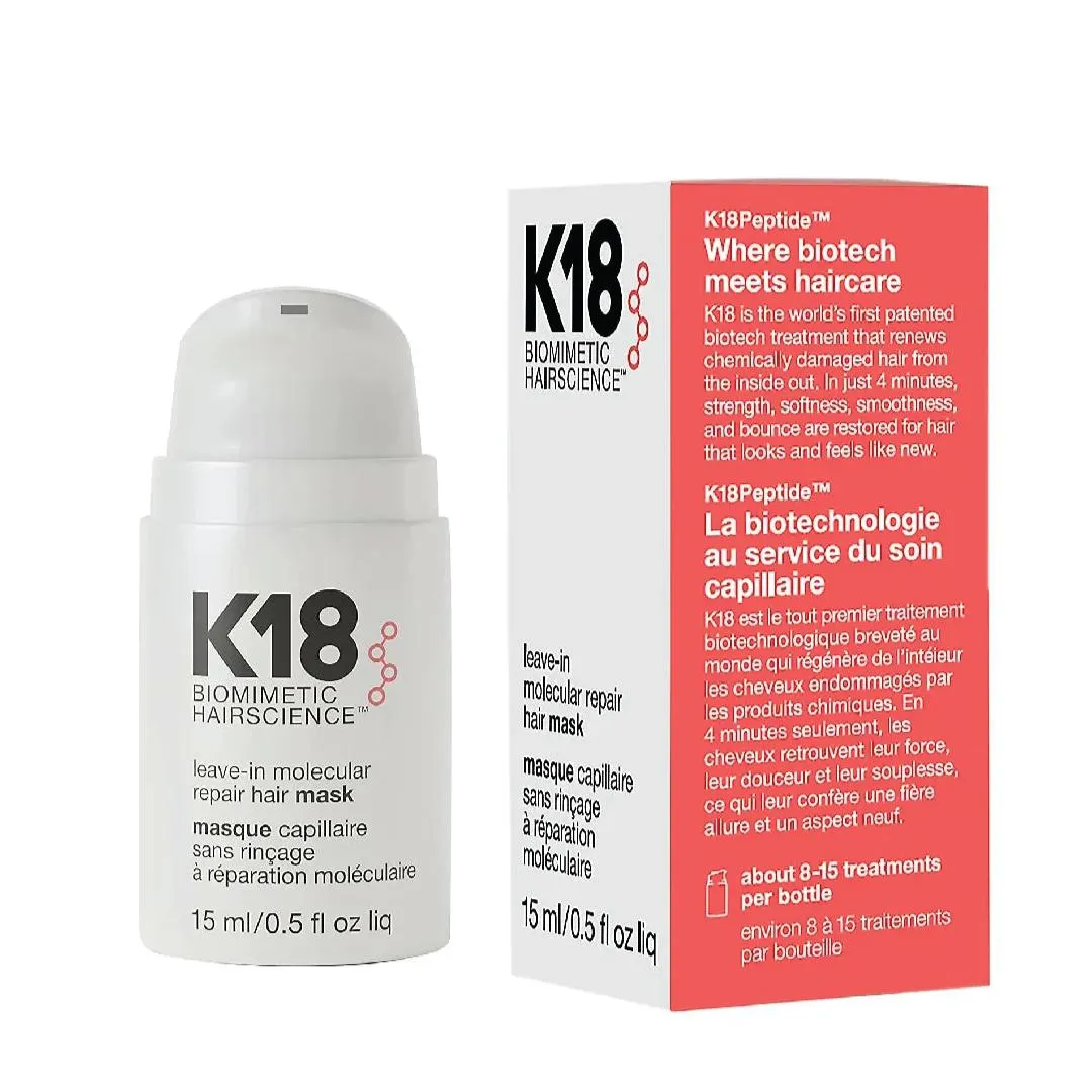 K18 Leave-In Molecular Repair Mask 15ml