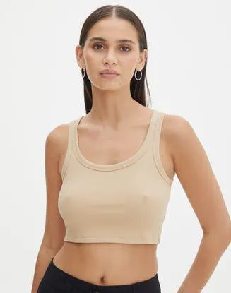 Crop Ribbed Tank Top