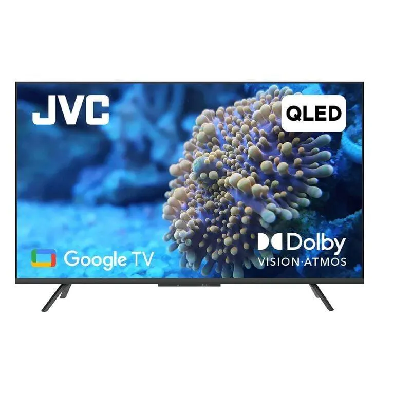 JVC 75 Inch 4K Ultra HD QLED Google Smart TV JVG4F7525