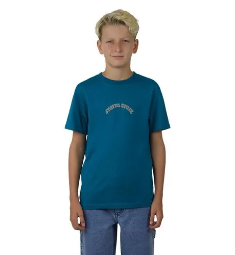 Santa Cruz Vertical Horizon Arch Tee - Teal