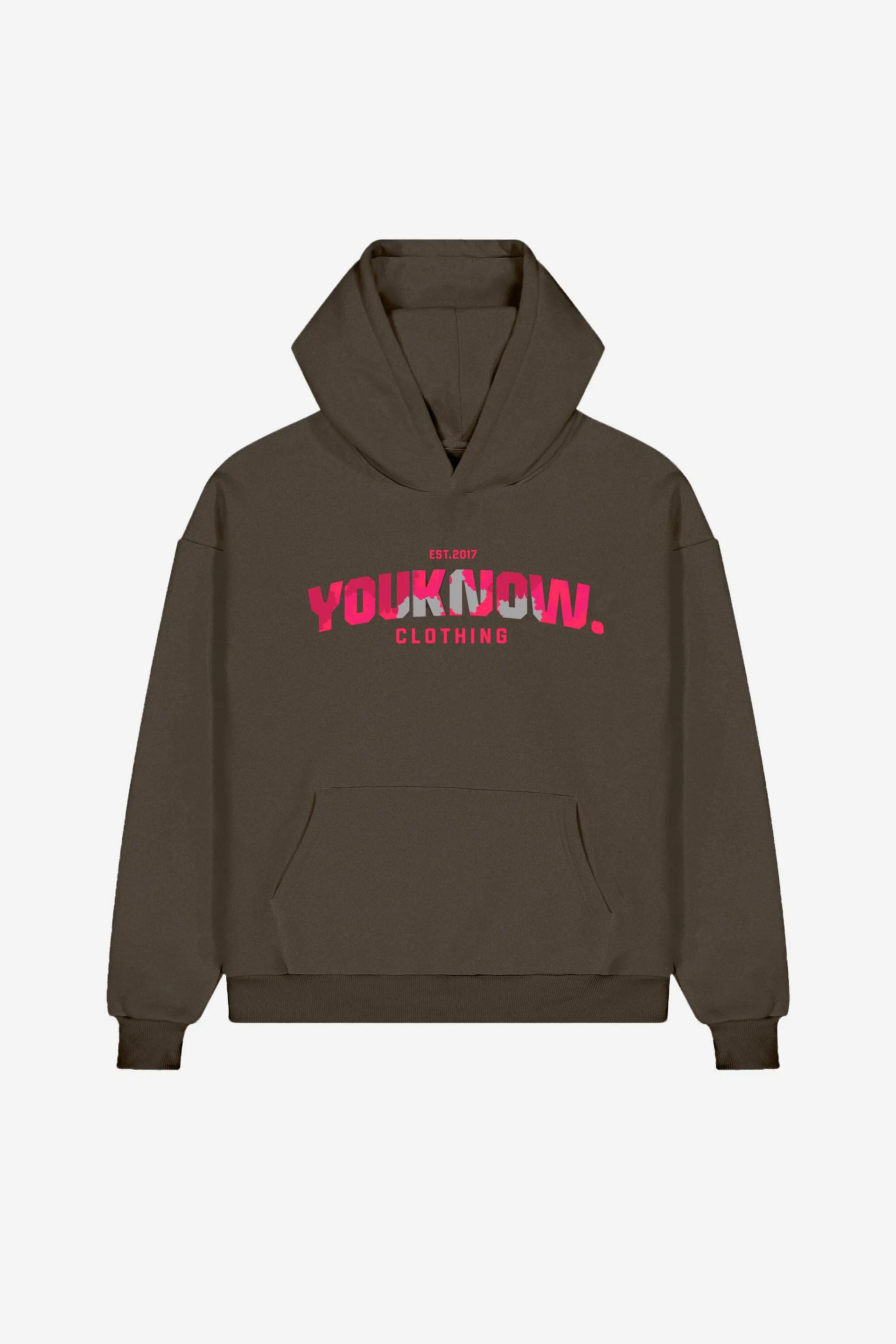 CHENILLE HOODIE BROWN