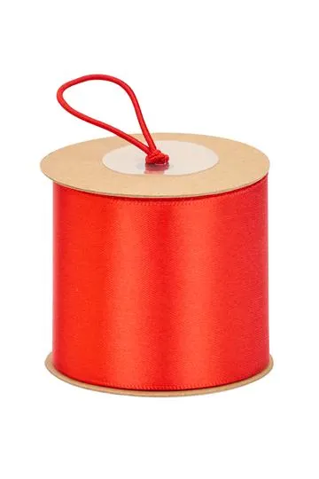 WHSmith Wide Satin Ribbon 4 Metre Red