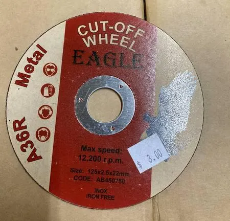 Cutting disc 125mm x 2.5mm