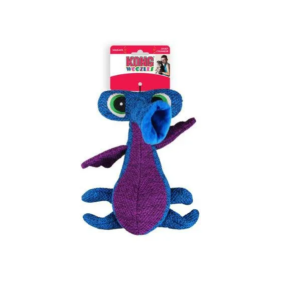 Kong Woozles Dog Toy Blue Medium