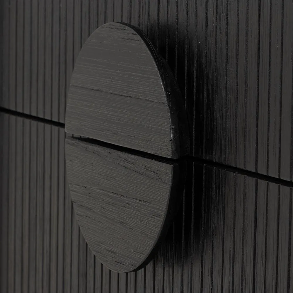 Oslo 2 Drawer Bedside, Dark