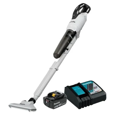 Makita LXT Cordless Stick Vacuum Brushless HEPA Filter with Cyclonic 4 speed 18V