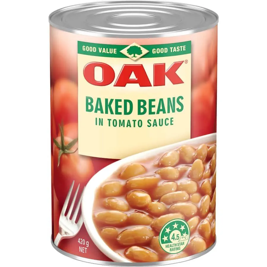 Oak Baked Beans In Tomato Sauce