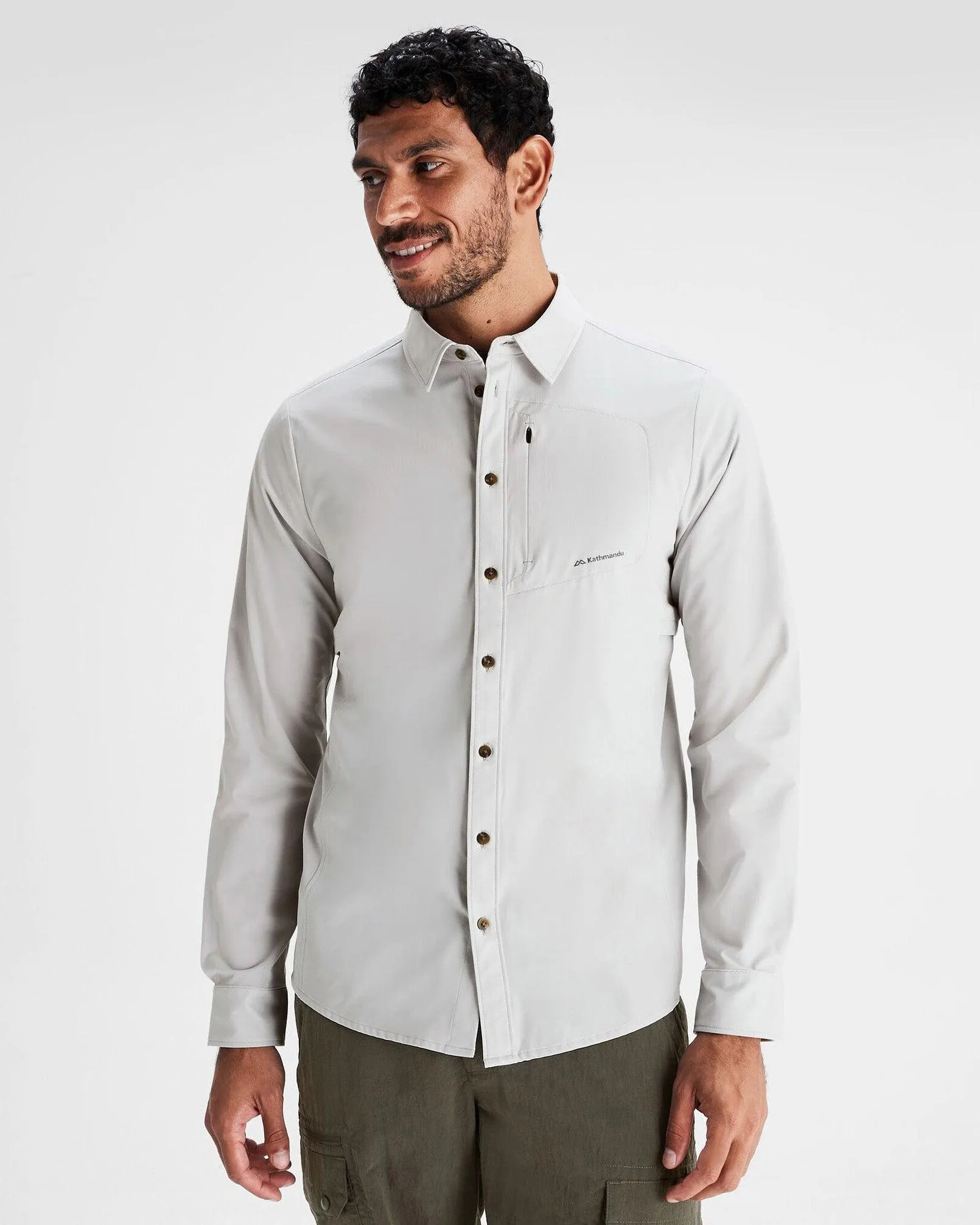 Men's Sun Breaker Long Sleeve Shirt - Mist