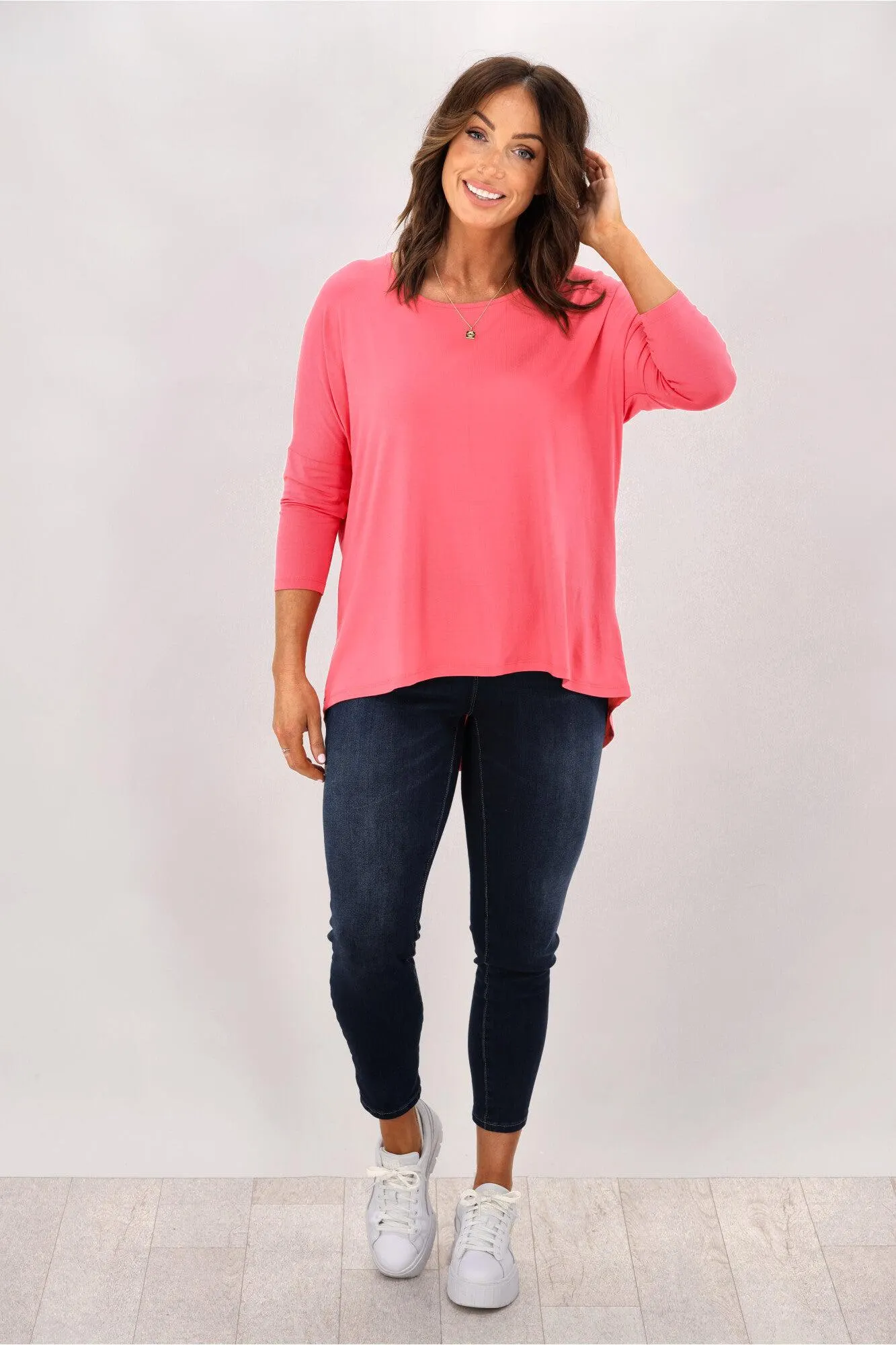 Betty Basics Milan 3/4 Sleeve Ballet Pink