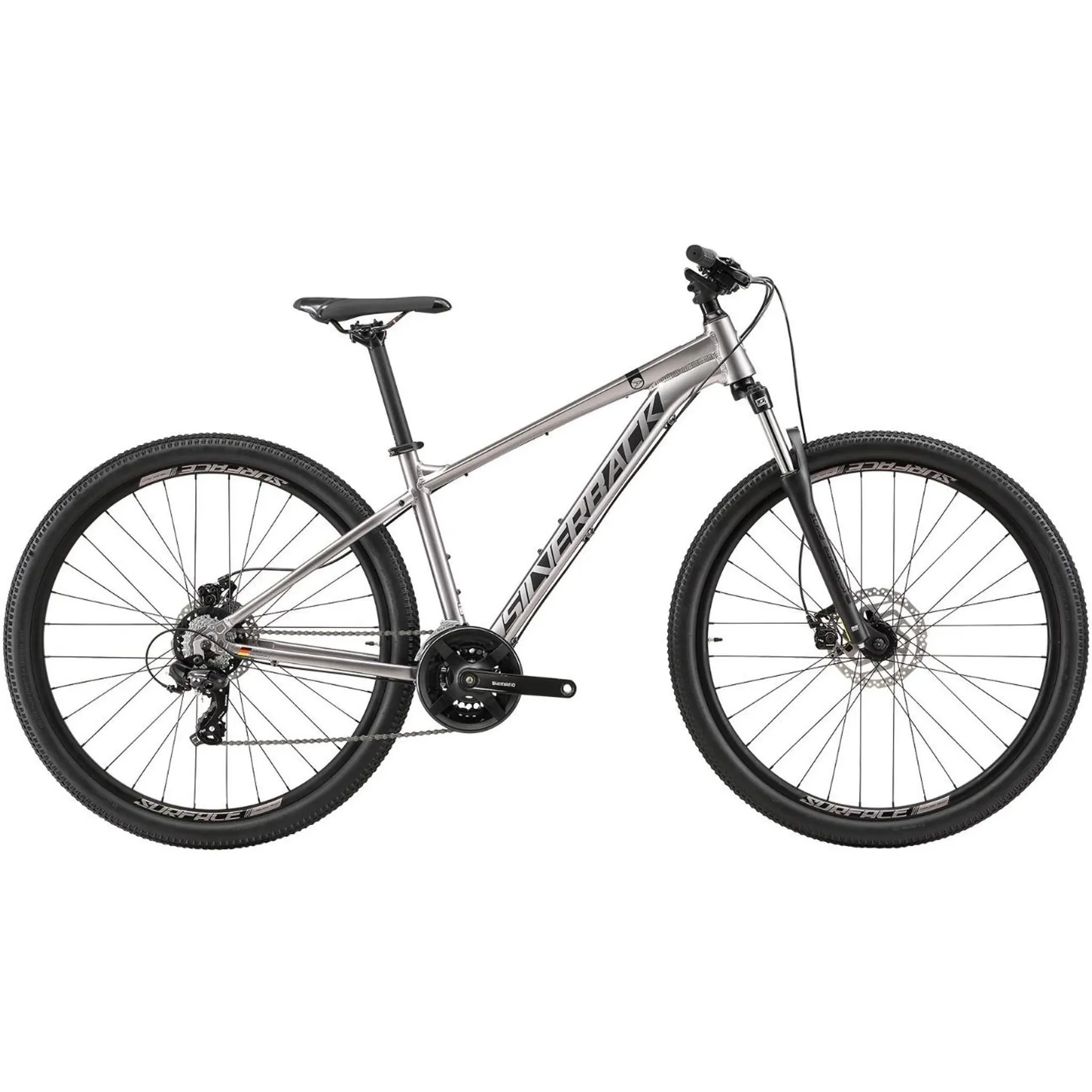 Silverback Series 7 Hardtail Mountain Bike Moondust Metallic