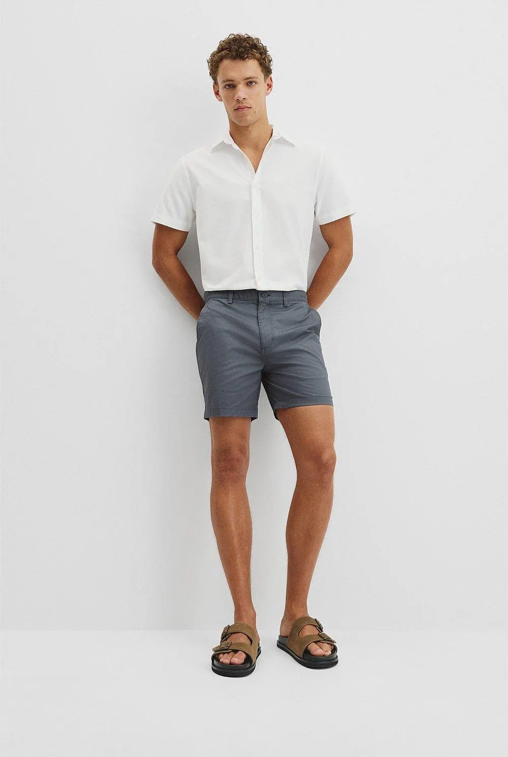 Australian Cotton 6 Inch Chino Short