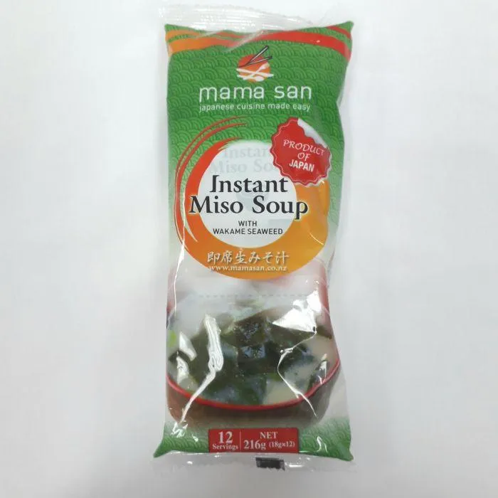 MAMA SAN / mama san INSTANT MISO SOUP SEAWEED 216g