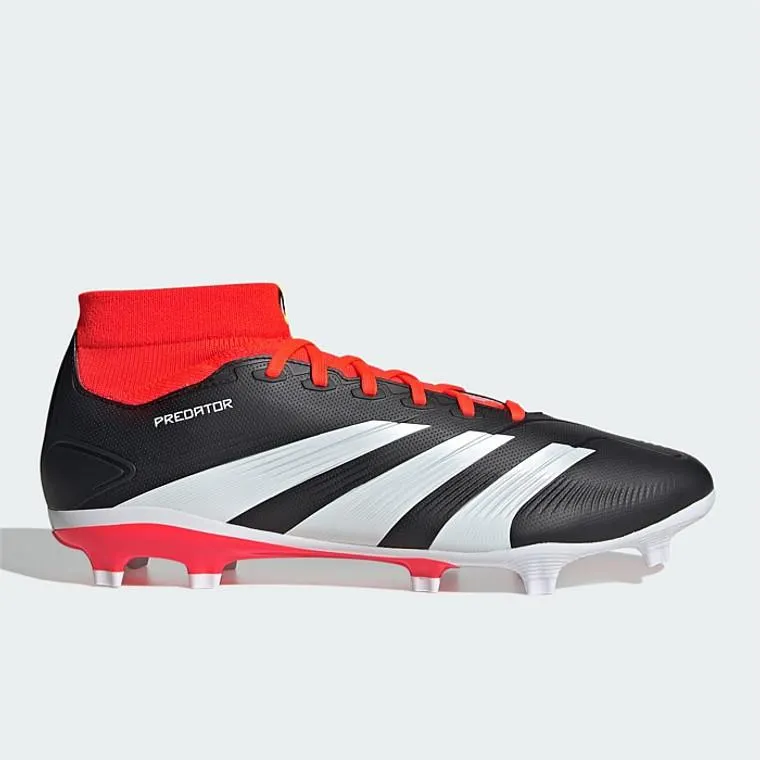Adidas Unisex Predator League Firm Ground Boots Black/Cloud White/Solar Red