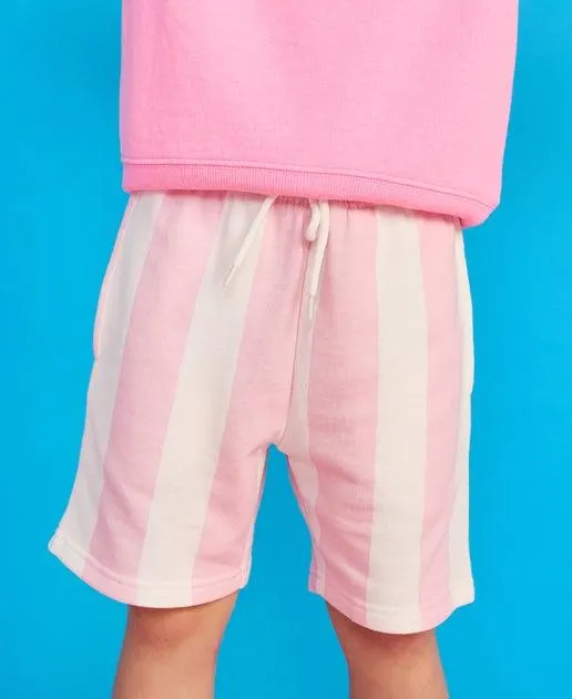 Little Kids' Printed Terry Shorts