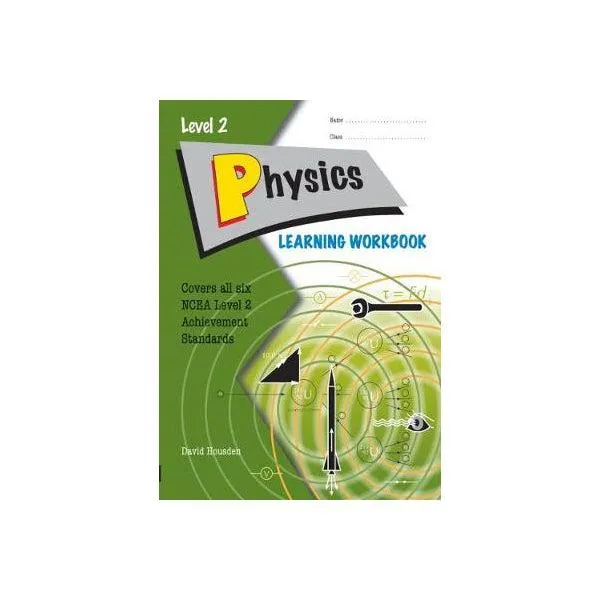 LearnWell ESA Physics Learning Workbook Level 2 Paperback