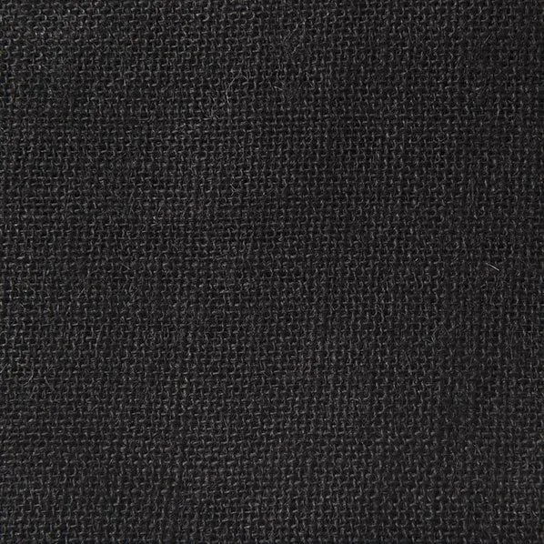 Hessian Fabric, Black- Width 120cm