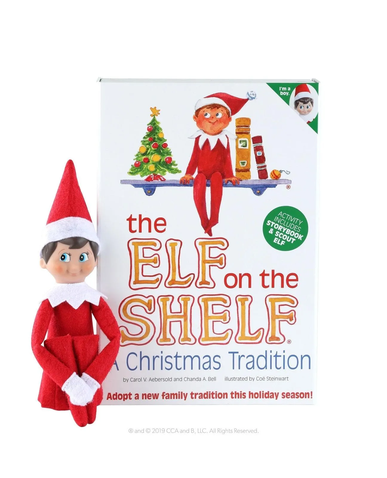 The Elf On The Shelf - A Christmas Tradition Boy Blue Eyes