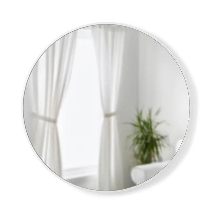 Umbra Hub Circular Wall Mirror (94cm) White