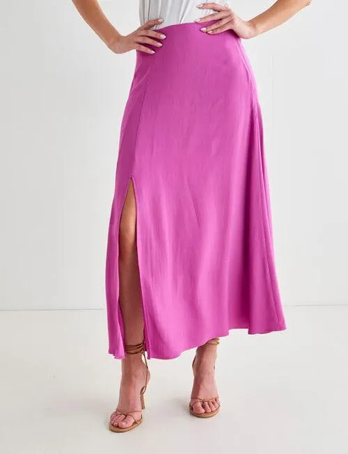 State of play Winona Split Skirt, Iris