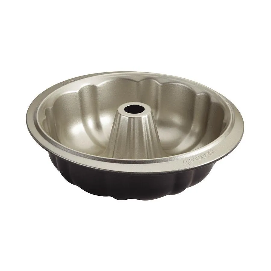 Anolon Ceramic Reinforced 24cm Fluted Cake Ring Silver