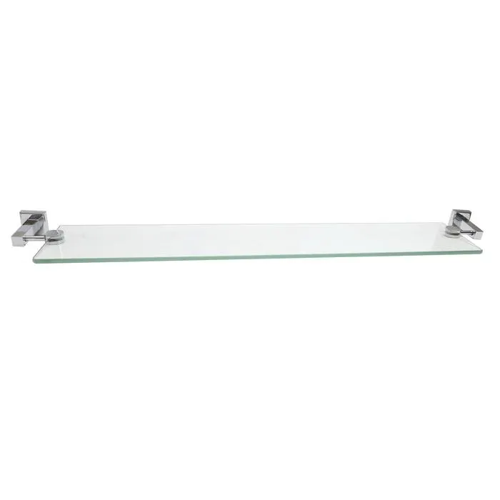 Estilo Lille Chrome Glass Shelf