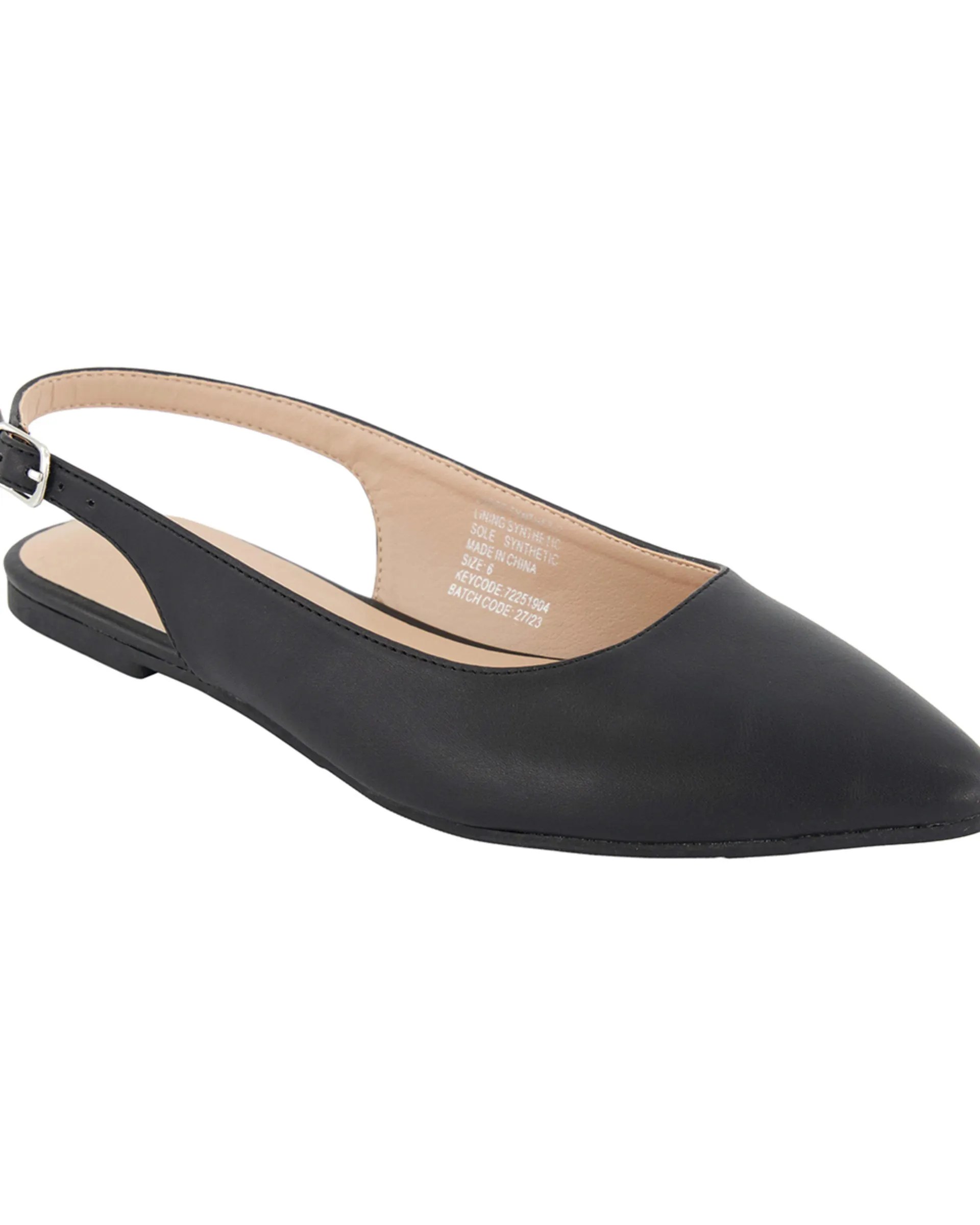 Point Toe Ballet Slingback Flats